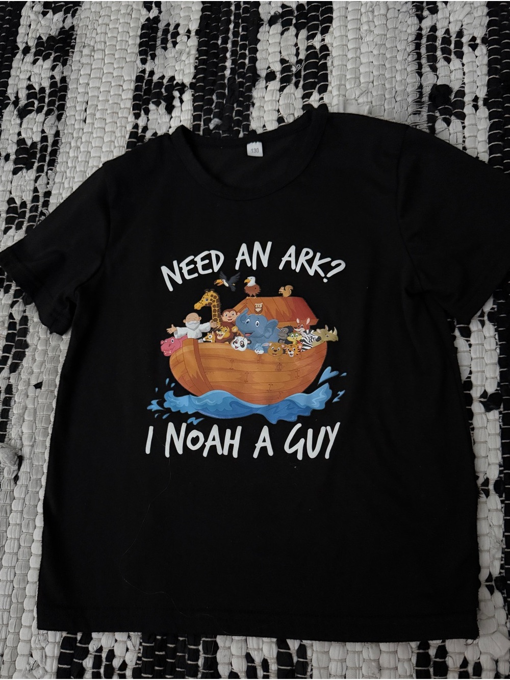 Black Graphic Tee - Need An Ark? I Noah A Guy